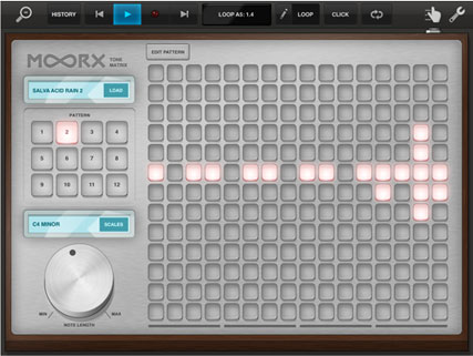 M8RX tone matrix, in use